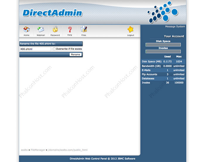 DirectAdmin