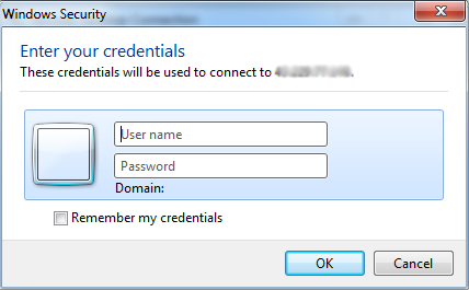 กรอกข้อมูล Username, Password